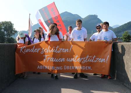 Jugendliche bei Pro Life Tour 2020