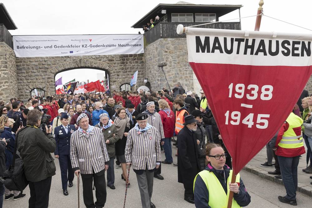 Befreiungsfeier im KZ Mauthausen / Sebastian Philipp