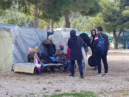 Flüchtlingscamp in Griechenland