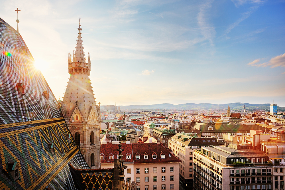 Blick vom Stephansdom